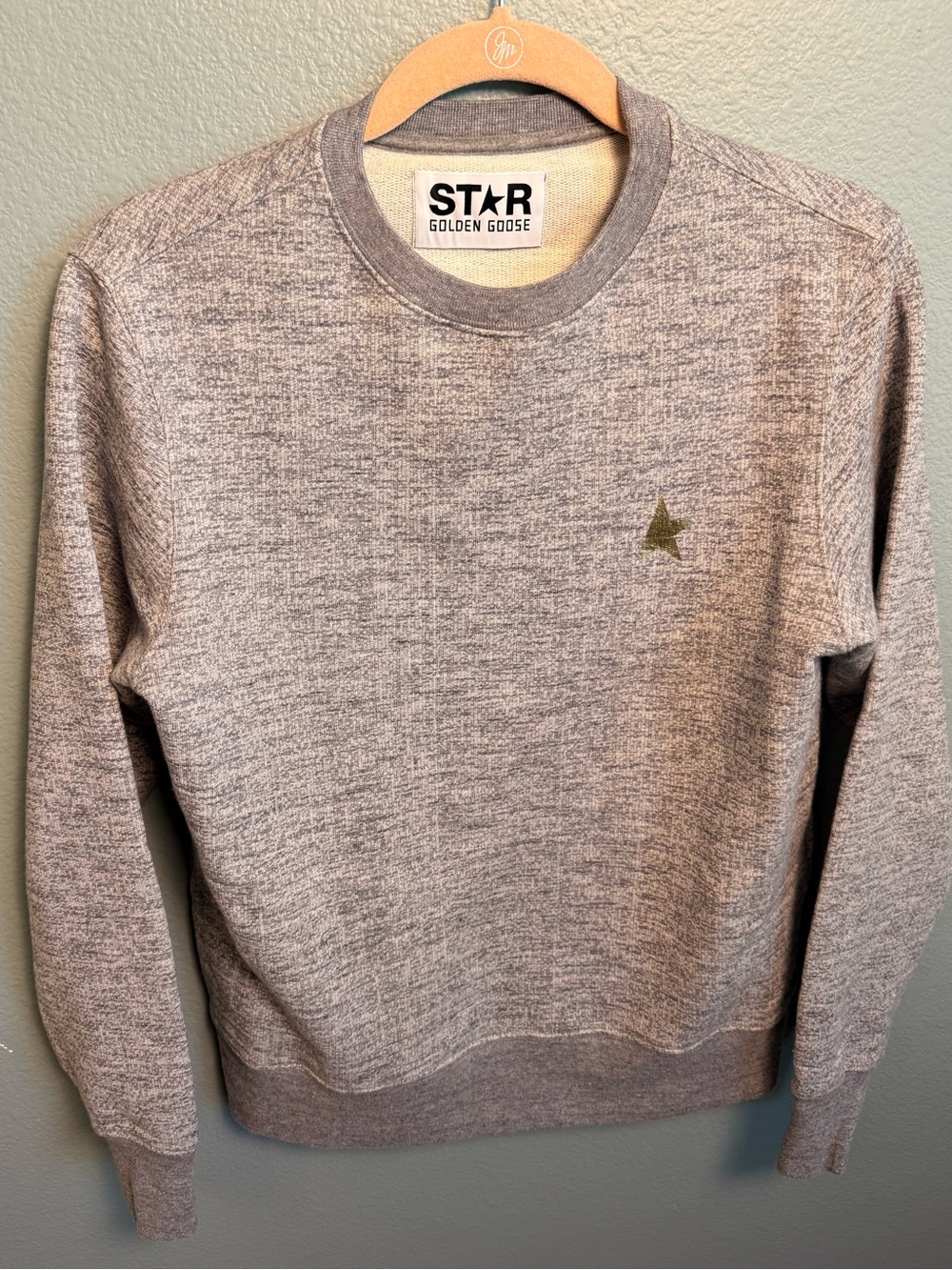 GOLDEN GOOSE ATHENA STAR SWEATSHIRT - GRAY MELANGE/GOLD
STAR Size Small - Picture 3 of 15